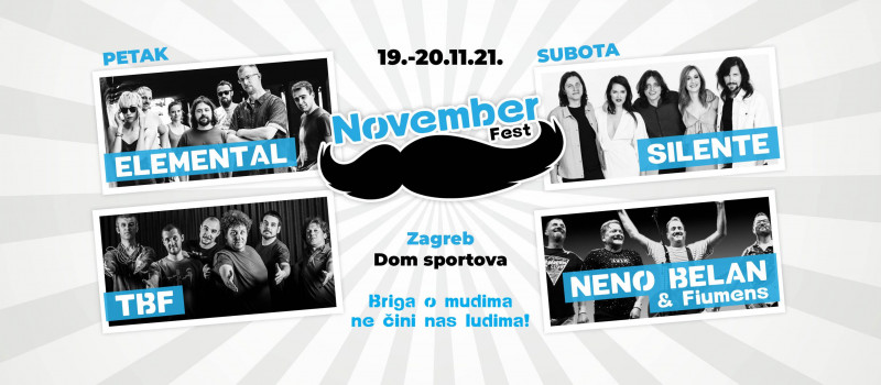 November Fest: TBF, Elemental, Silente, Neno Belan & Fiumens