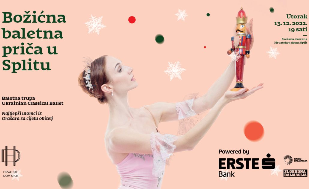 Božićna baletna priča u Splitu - najljepši ulomci iz Orašara za cijelu obitelj
