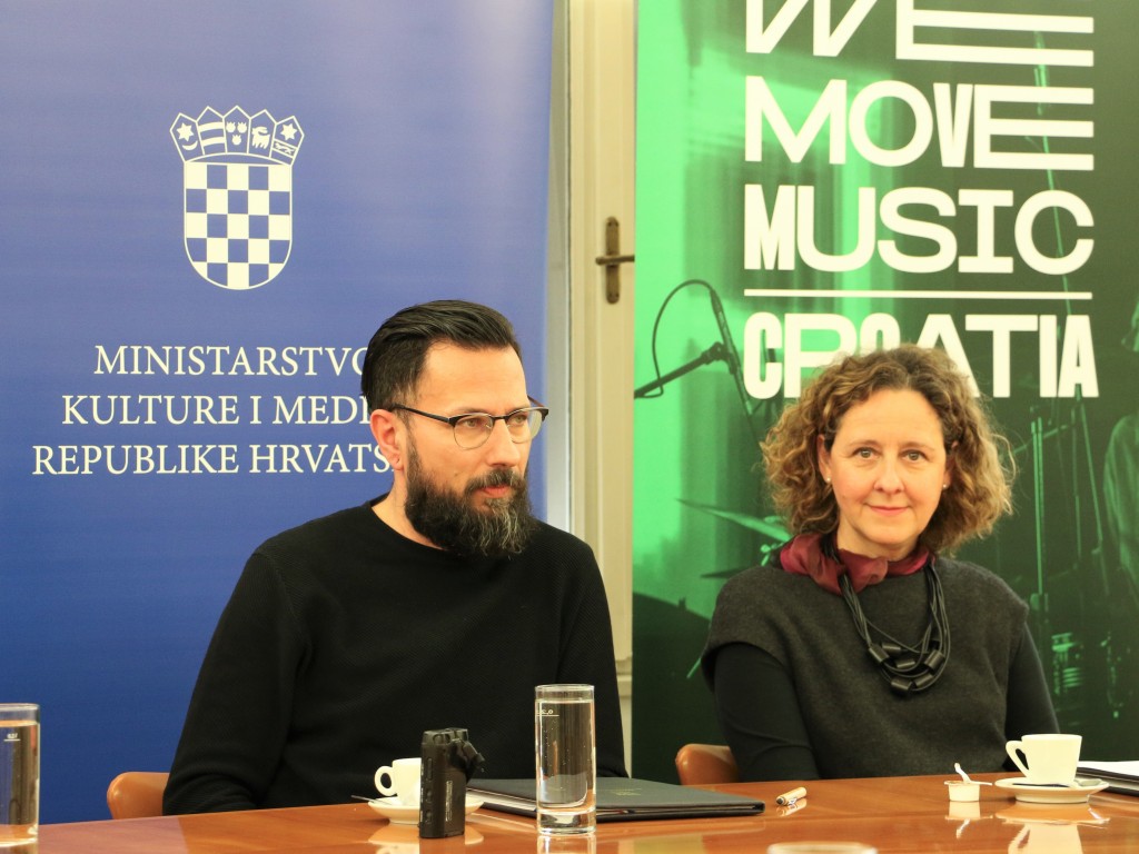 Dražen Baljak, potpisivanje ugovora između Ministarstva kulture i medija i We Move Musica / Ministarstvo kulture