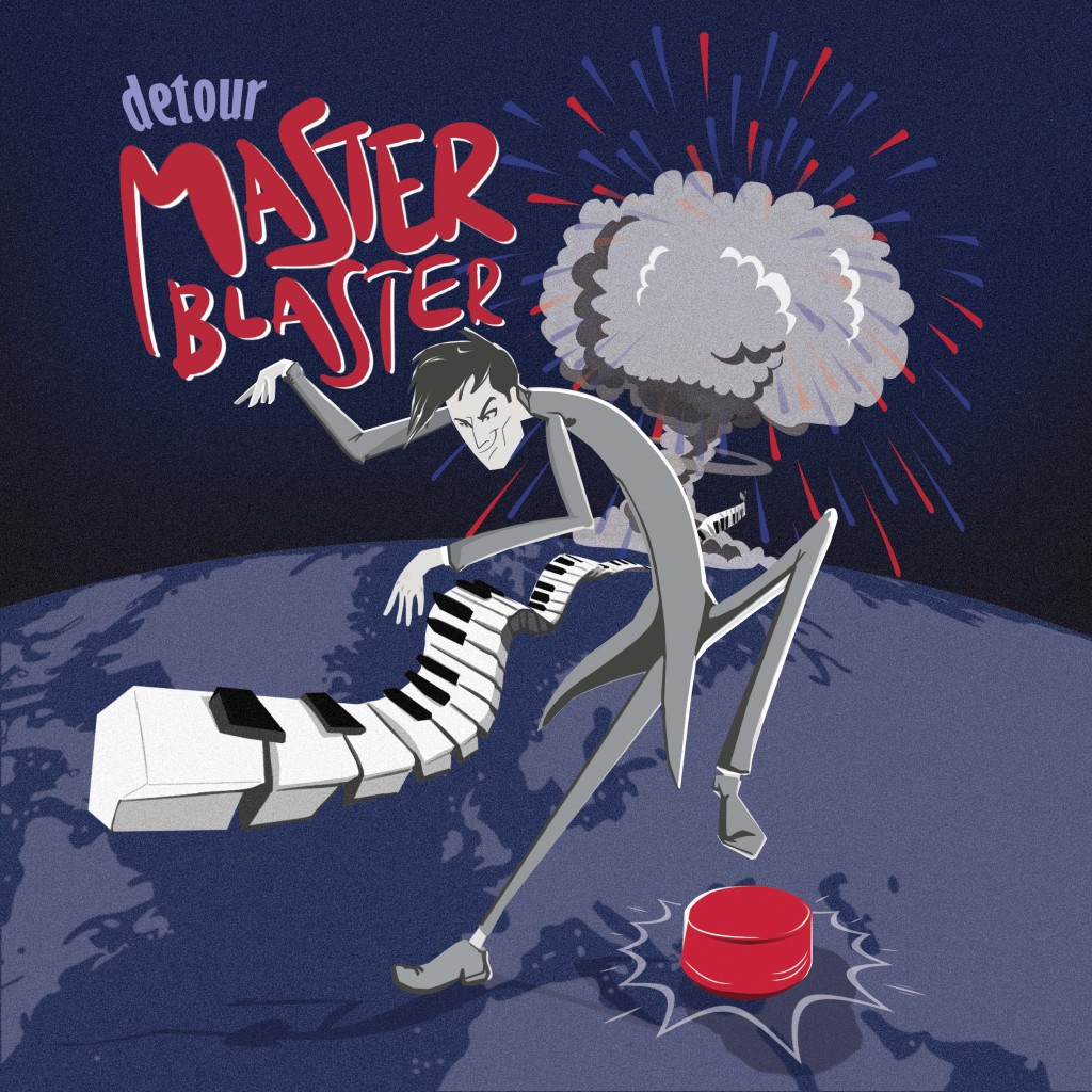 Naslovnica albuma 'Master Blaster' koju je ilustrirao Yellow Yuri (Igor Jurilj)