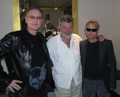 Andrew Fletcher, Ante Batinović i Martin Gore u Parizu 