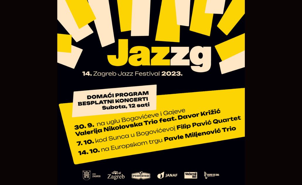 Najava 14. Zagreb Jazz Festivala 2023.