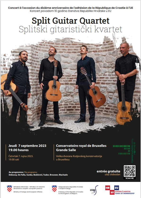 Splitski gitaristički kvartet u Belgiji i Nizozemskoj