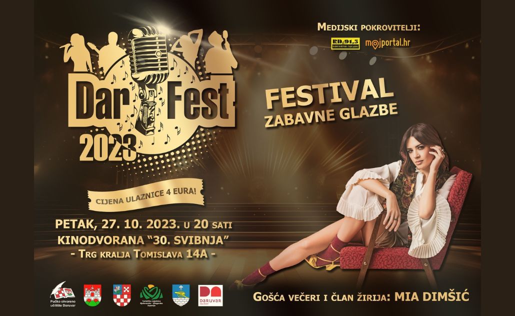 Darfest 2023. - Festival zabavne glazbe