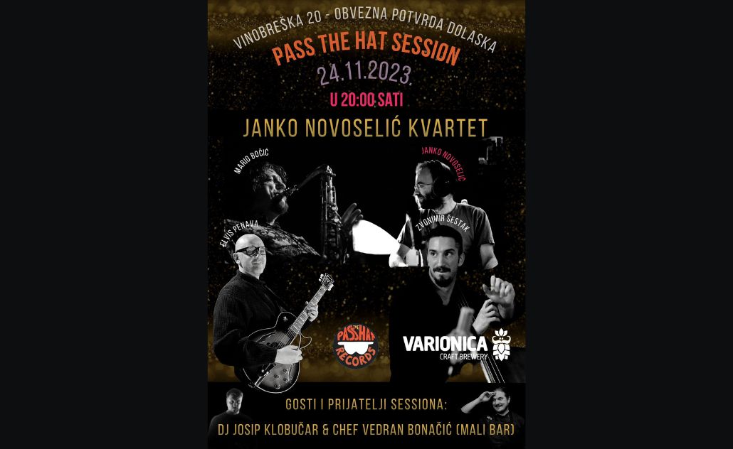 Pass The Hat Session: Janko Novoselić Kvartet