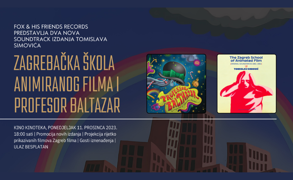 Predstavljanje vinila i projekcija filmova s glazbom Tomislava Simovića