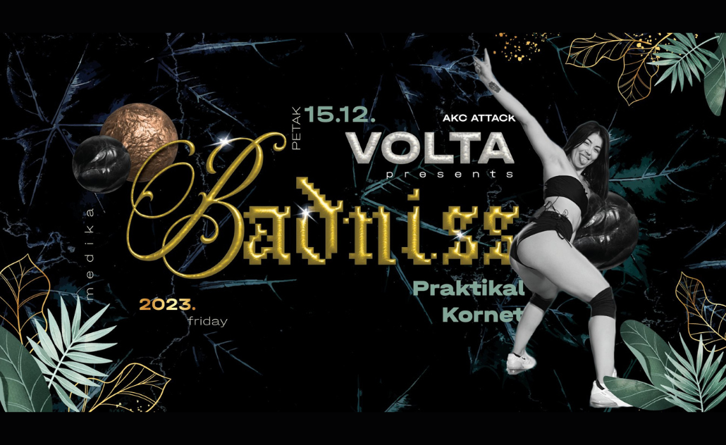 Volta presents Badniss: Kornet i Praktikal @ AKC Attack