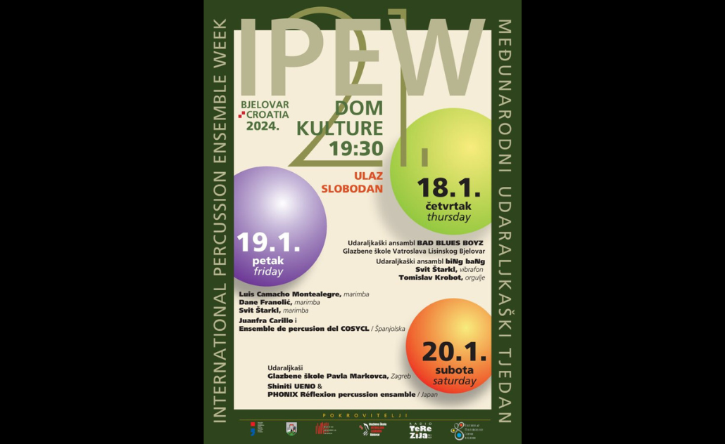 Međunarodni udaraljkaški tjedan: IPEW 2024.