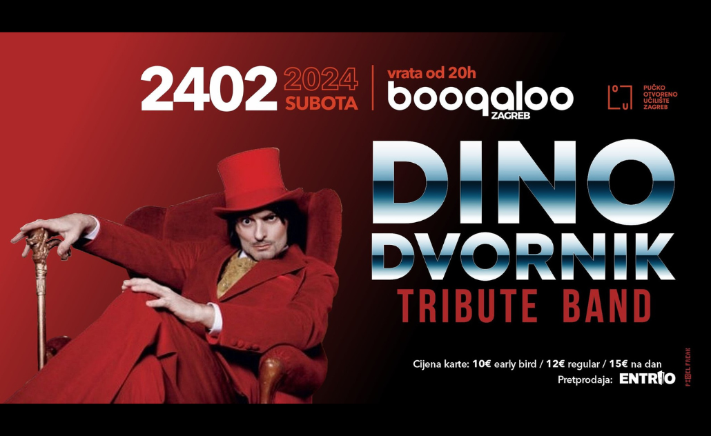 Dino Dvornik Tribute band u Boogaloou