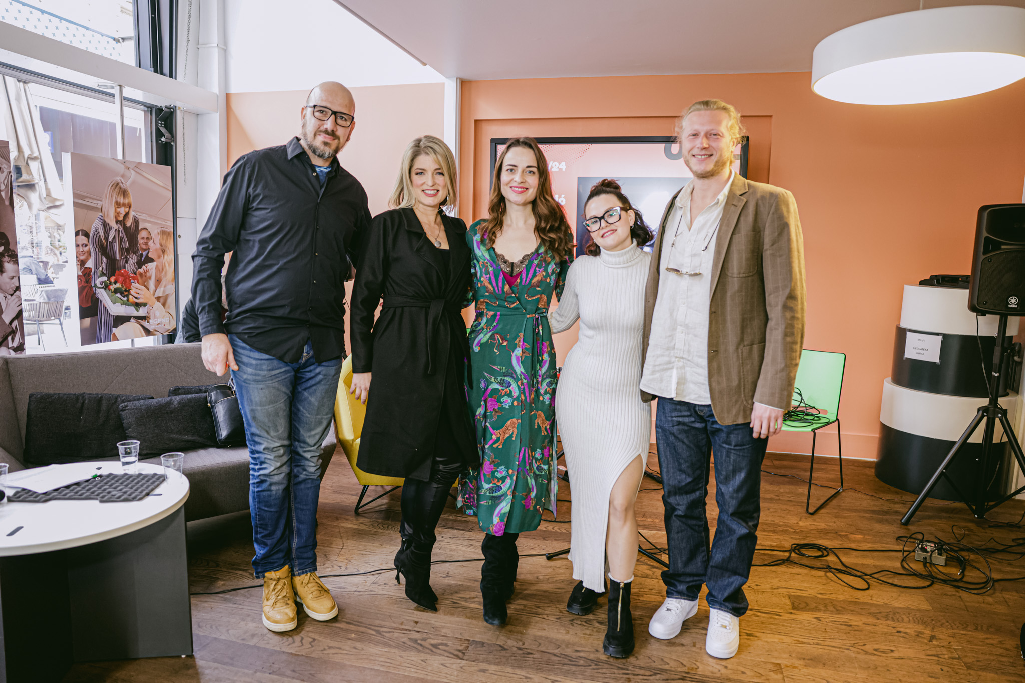 Sudionici pressice: Davor Doležal, Jana Haluza, Lana Janjanin, Ajda Stina Turek / foto: Matej Grgić