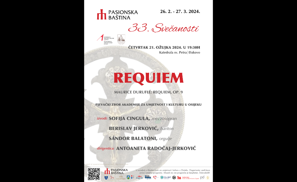 Maurice Duruflé: Requiem op. 9. u Đakovu