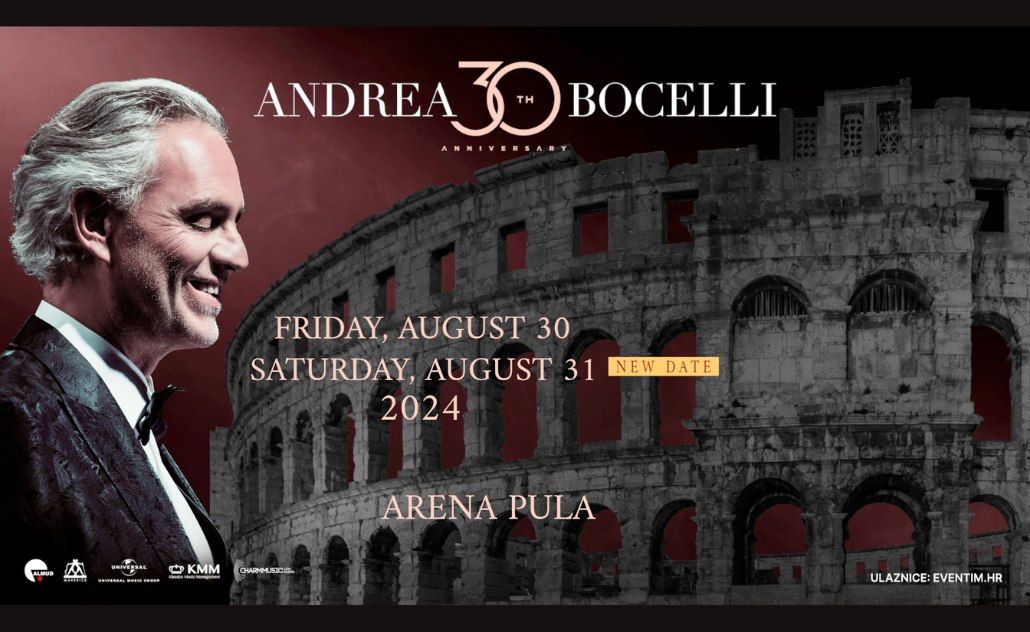 Andrea Bocelli u pulskoj Areni