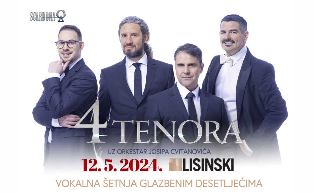 4 tenora u Lisinskom
