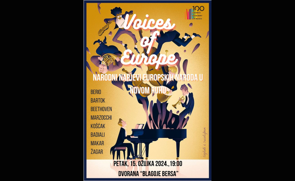 Voices of Europe: Narodni napjevi europskih naroda u novom ruhu