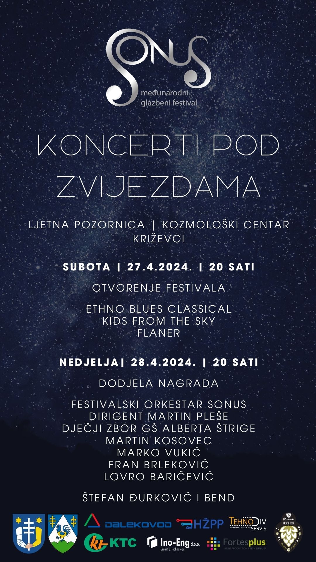 Sonus - Koncerti pod zvijezdama