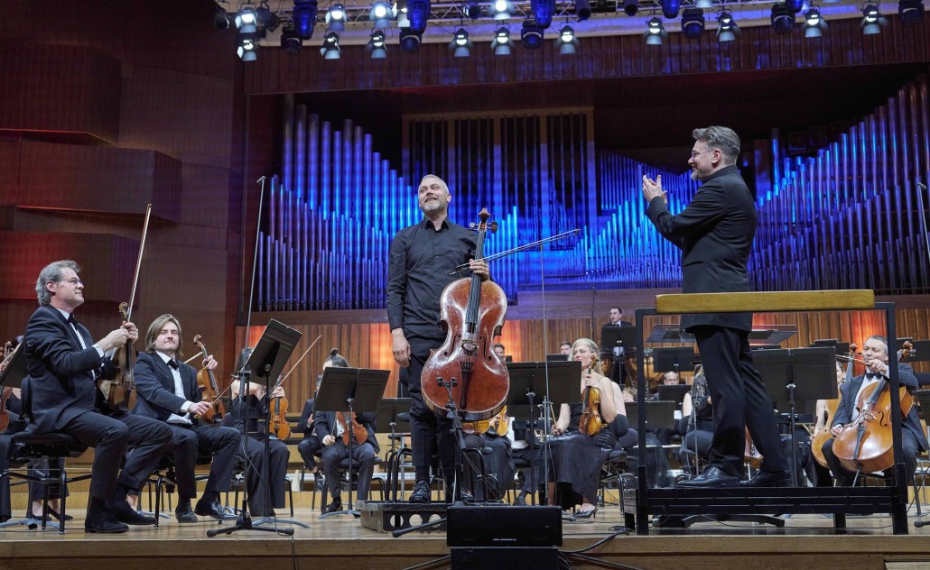 Branimir Pustički i Pavle Zajcev uz Simfonijski orkestar HRT-a / foto: Jasenko Rasol / HRT