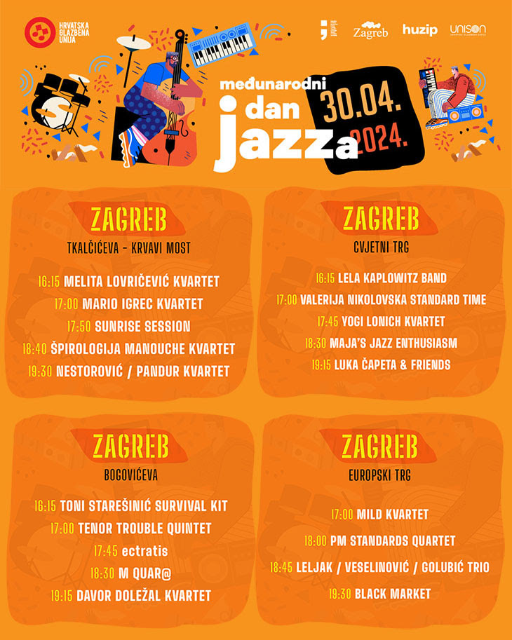 Međunarodni dan jazza 2024. - Zagreb