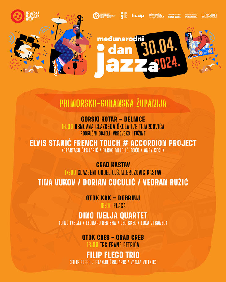 Međunarodni dan jazza 2024. - Primorsko-goranska županija