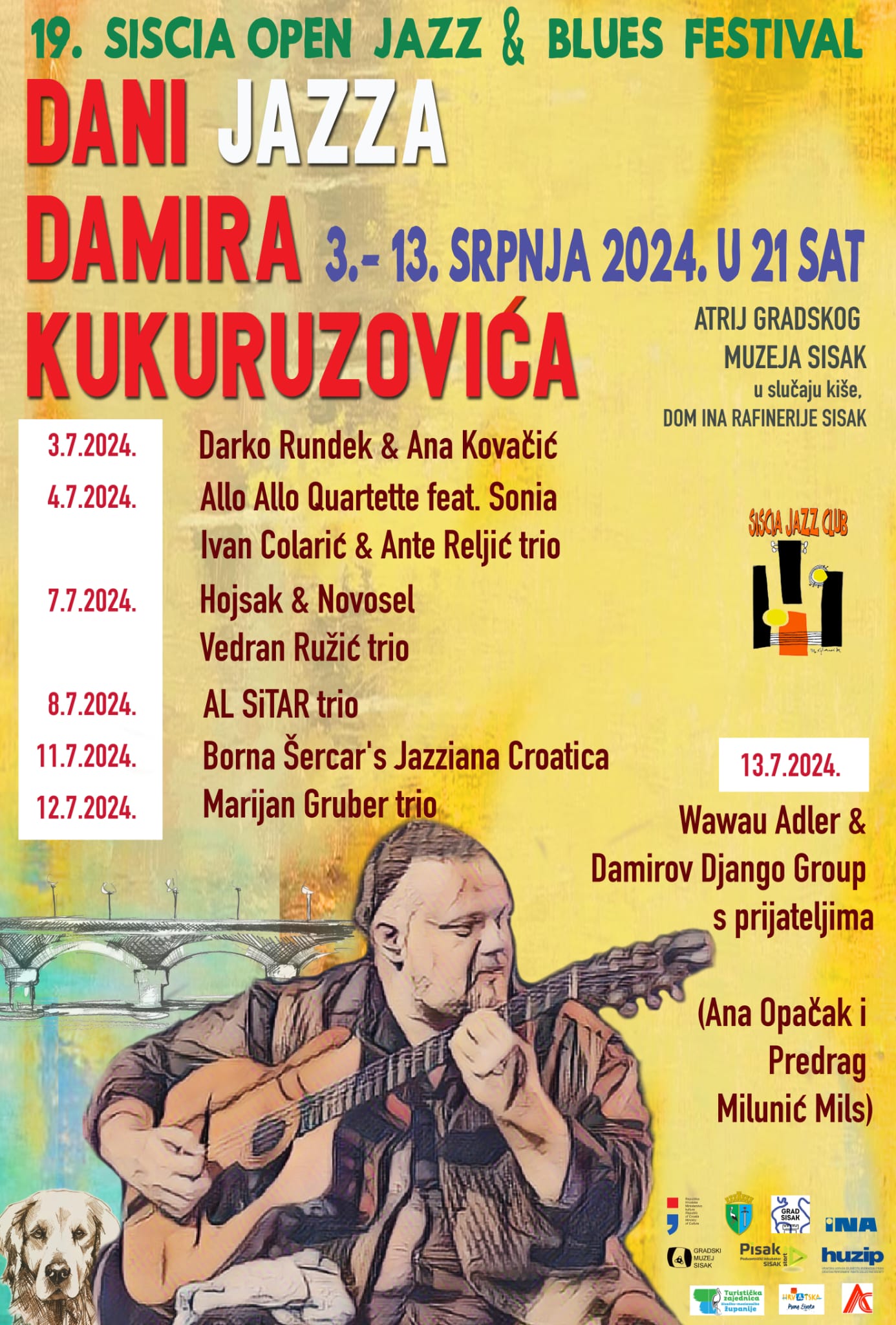 Dani jazza Damira Kukuruzovića - program