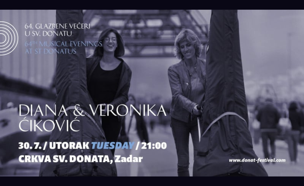 64. Glazbene večeri u sv. Donatu: Diana i Veronika Ćiković