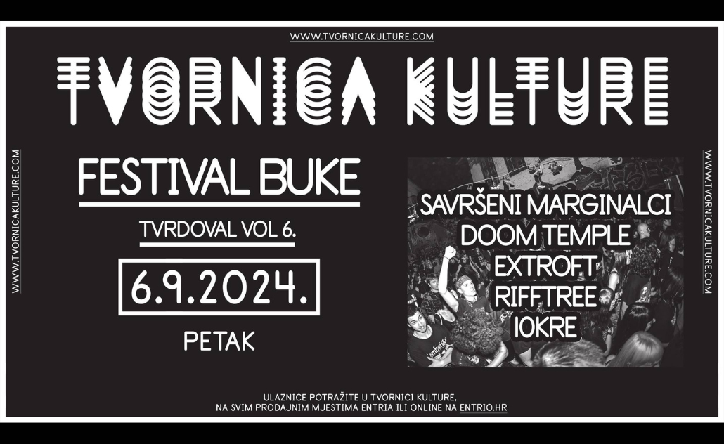 6. Festival Buke - Tvrdoval u Tvornici kulture