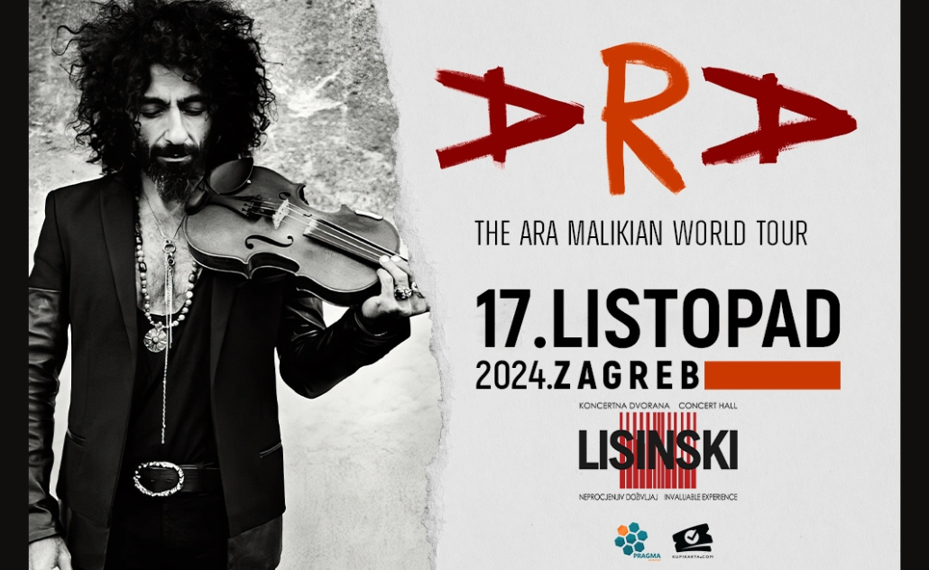 Ara Malikian u Lisinskom