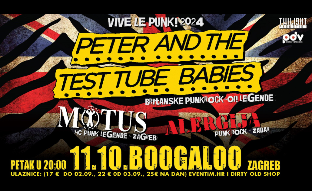 Peter & The Test Tube Babies u Boogaloou