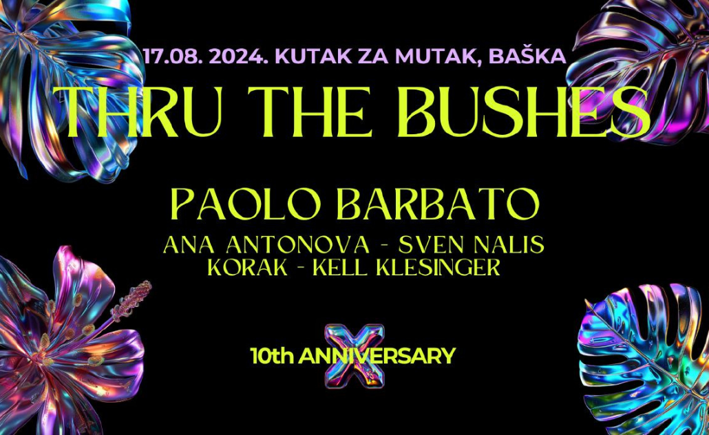 10. Thru The Bushes Festival: Paolo Barbato, Ana Antonova, Sven Nalis i drugi