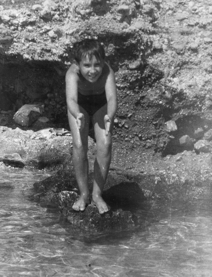 Milan Mladenović u Makarskoj sredinom '60-ih / foto: Zadužbina Milana Mladenovića