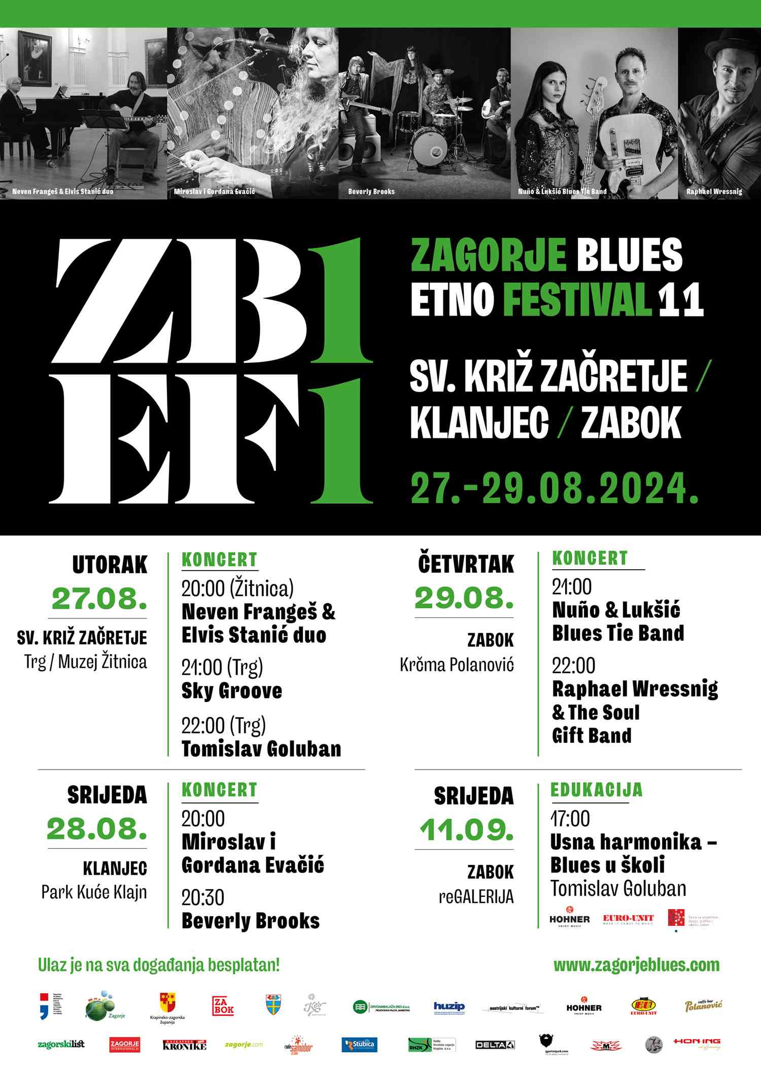 11. Zagorje Blues Etno Festival - program