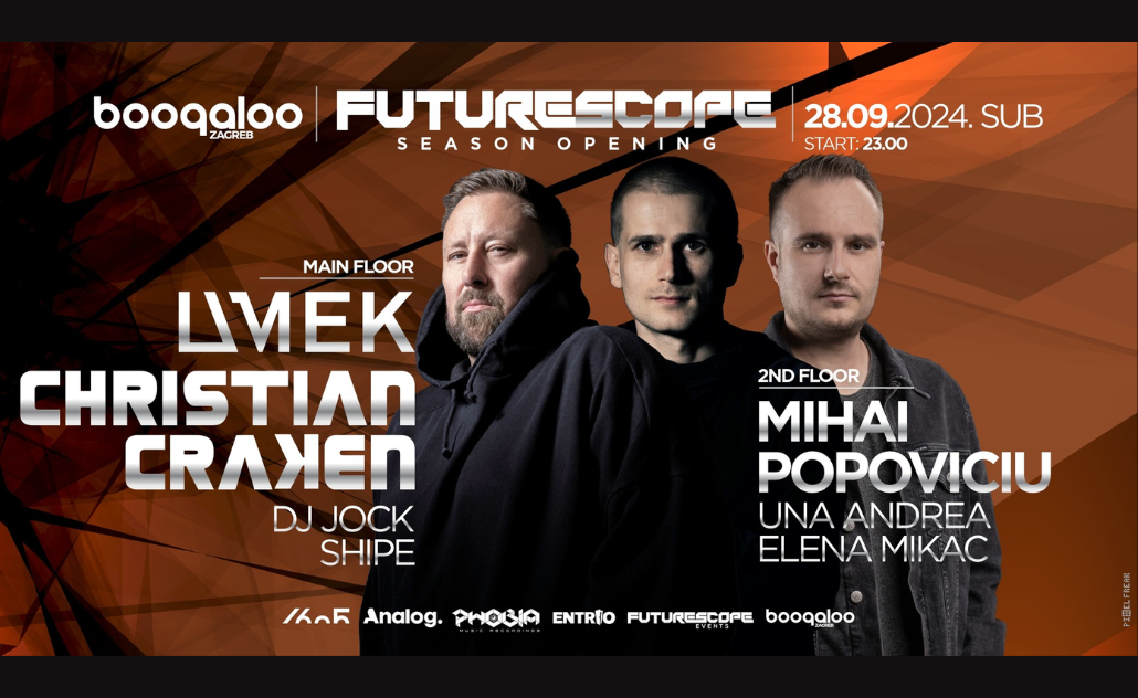 Future Scope Season Opening: Umek, Christian Craken & Mihai Popoviciu