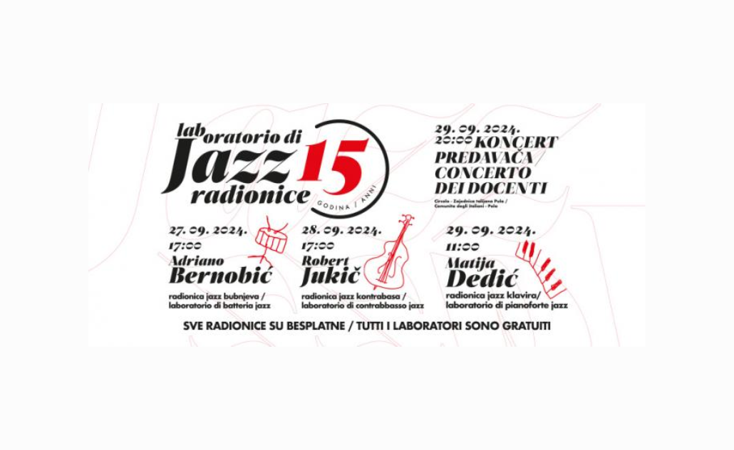 Besplatne jazz radionice u Puli - HGU