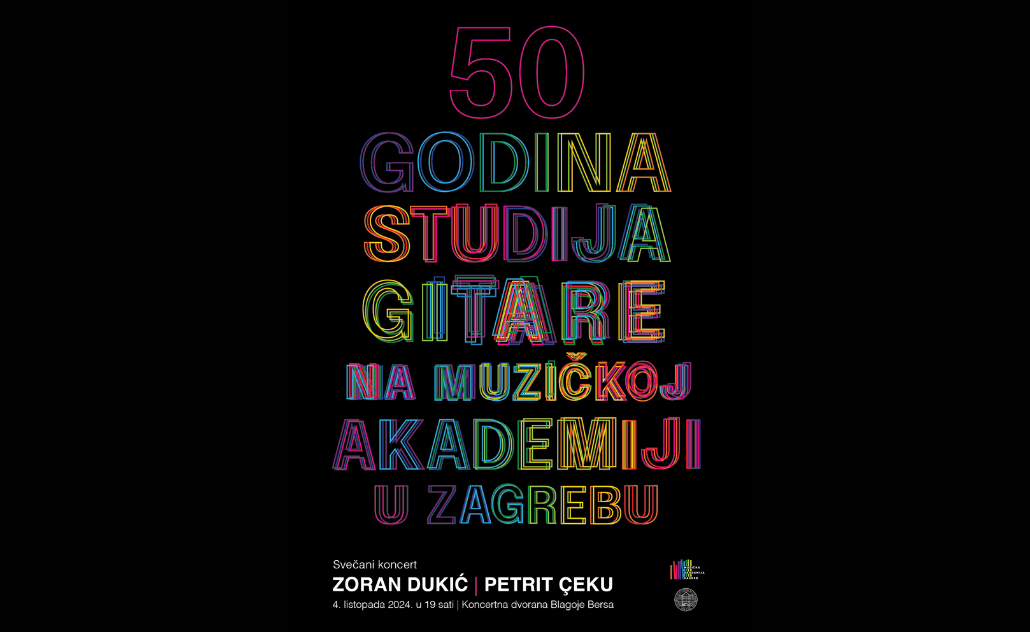 50 godina studija gitare na Muzičkoj akademiji u Zagrebu - svečani koncert