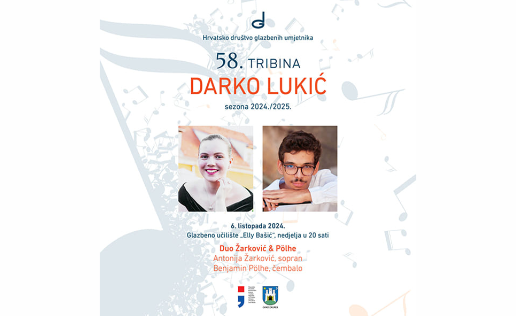 58. tribina Darko Lukić: Duo Žarković & Pölhe