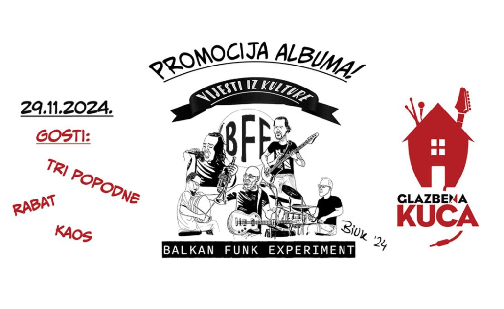 Balkan Funk Experiment: Promocija albuma Vijesti iz kulture