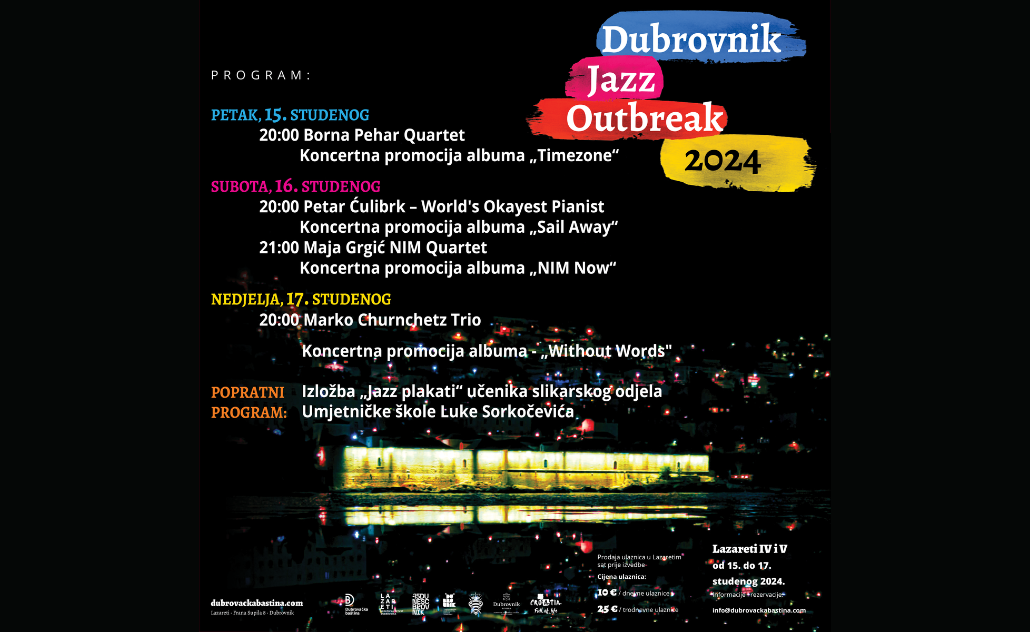 Dubrovnik Jazz Outbreak 2024 Festival