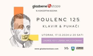 Ciklus Glazbene staze: Poulenc 125 - klavir i puhači