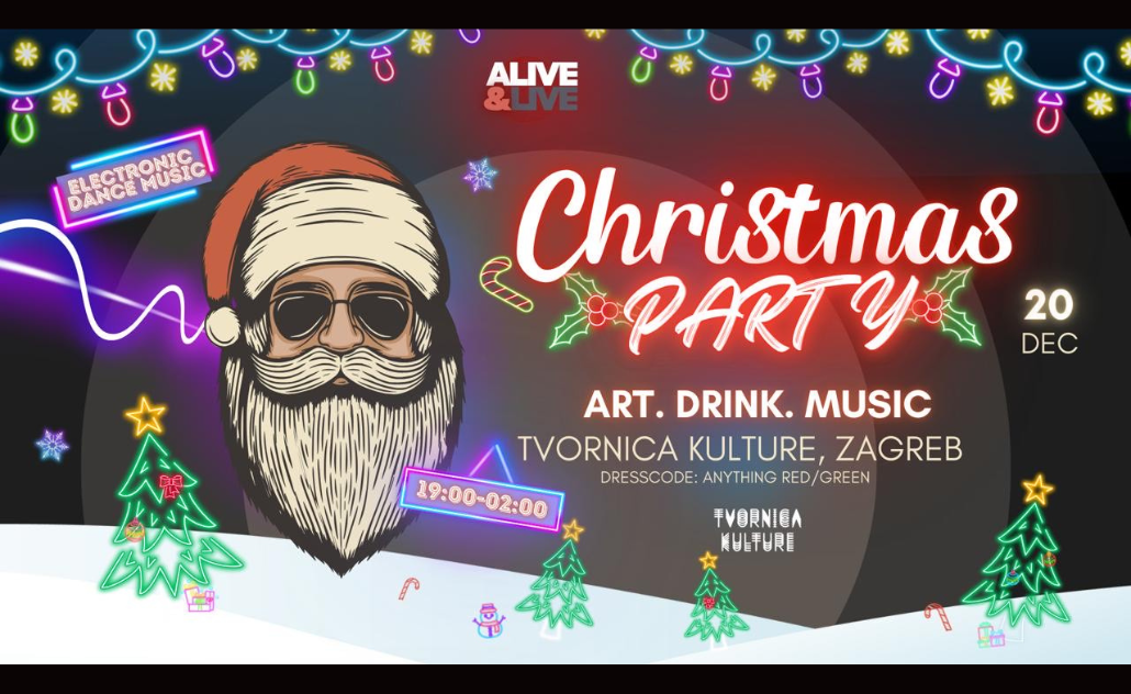 Alive&Live: Christmas Party u Tvornici kulture