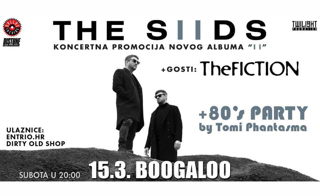 The Siids: Koncertna promocija albuma II u Boogaloou