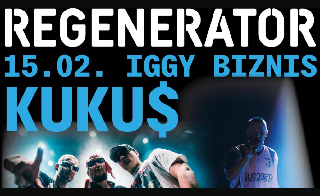 ‘AJMO!’ u Regenerator - Iggy Biznis i Kuku$