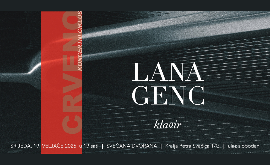 Koncertni ciklus Crveno: Lana Genc