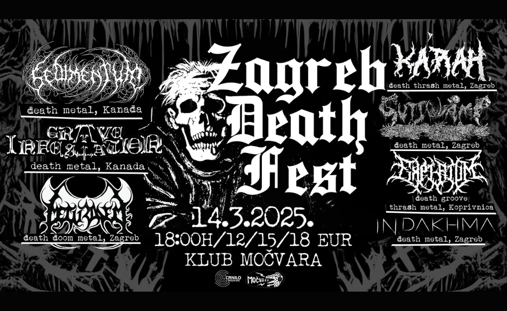 Zagreb Death Fest u Močvari