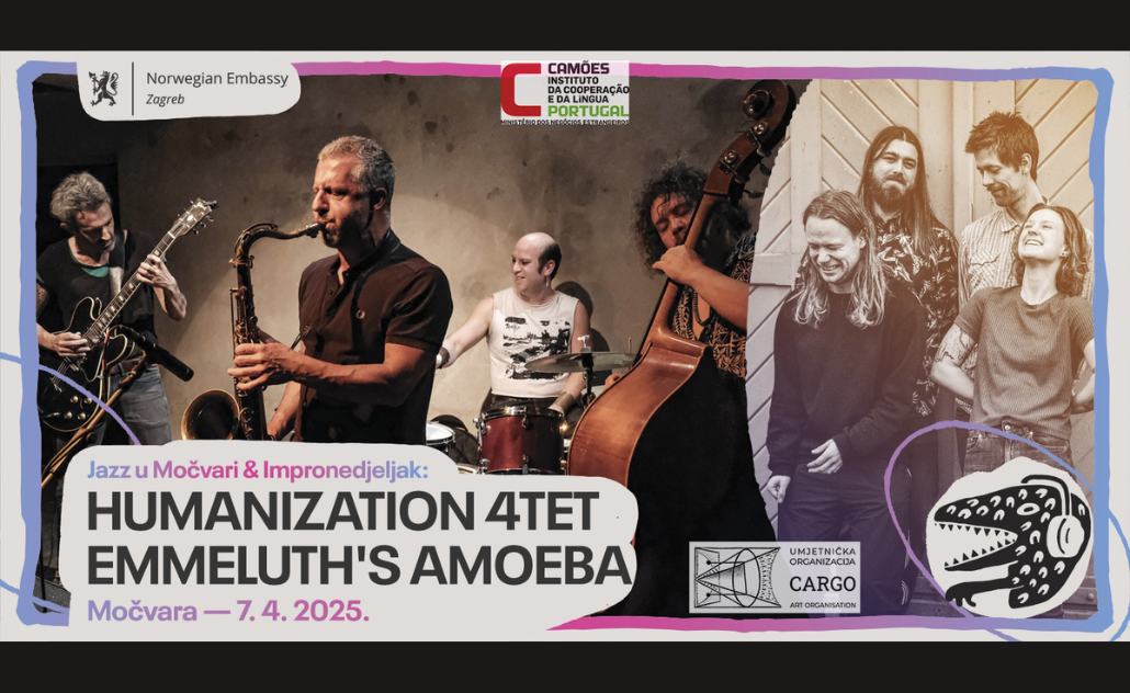 Jazz u Močvari & Impronedjeljak: Humanization 4tet, Emmeluth’s Amoeba Jazz u Močvari & Impronedjeljak: Humanization 4tet, Emmeluth’s Amoeba