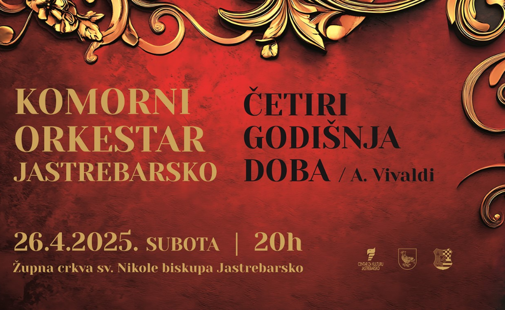 Komorni orkestar Jastrebarsko: Četiri godišnja doba - OTKAZANO Komorni orkestar Jastrebarsko: Četiri godišnja doba - OTKAZANO