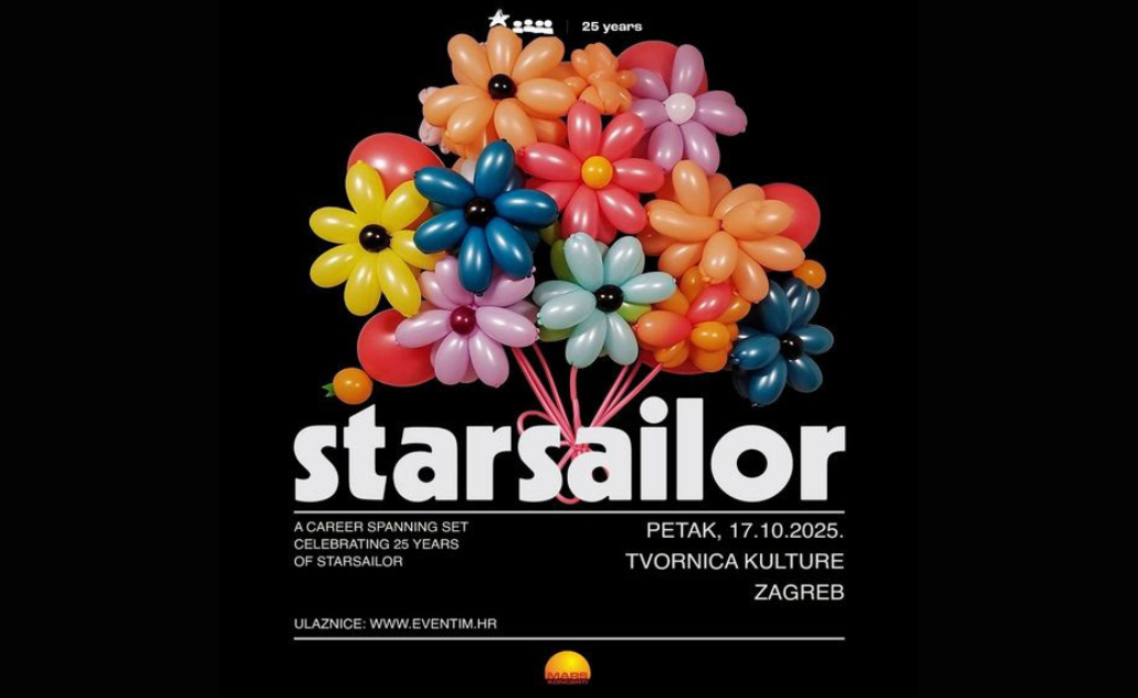 Starsailor u Tvornici kulture Starsailor u Tvornici kulture