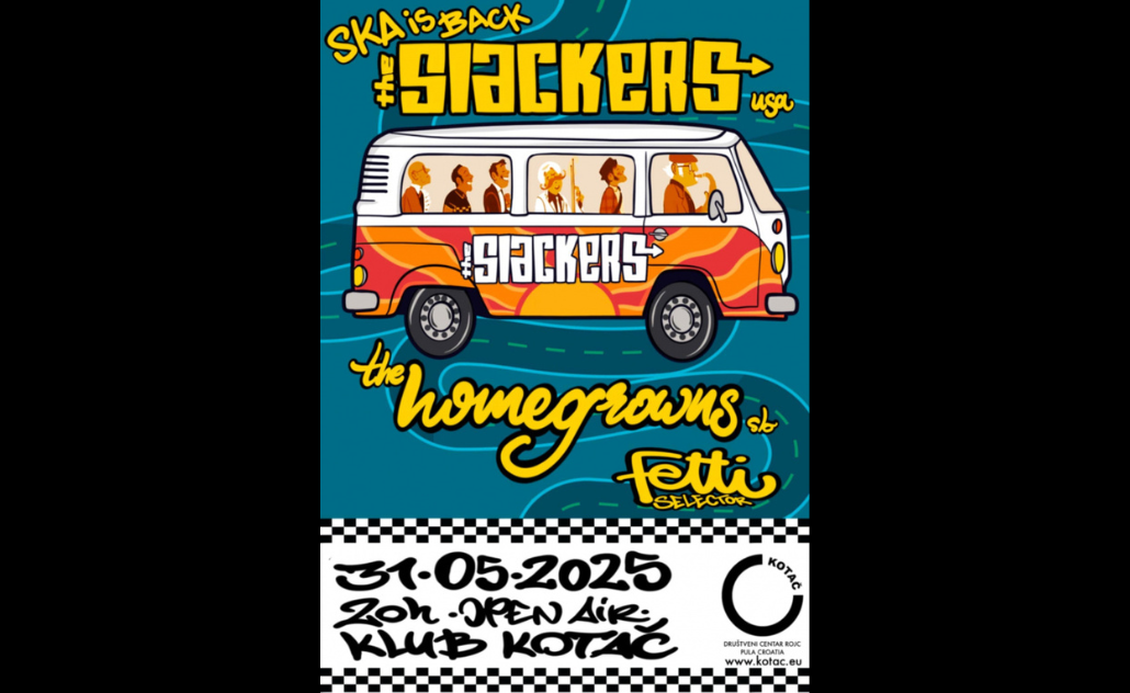 The Slackers u klubu Kotač + The Homegrowns & Fetti