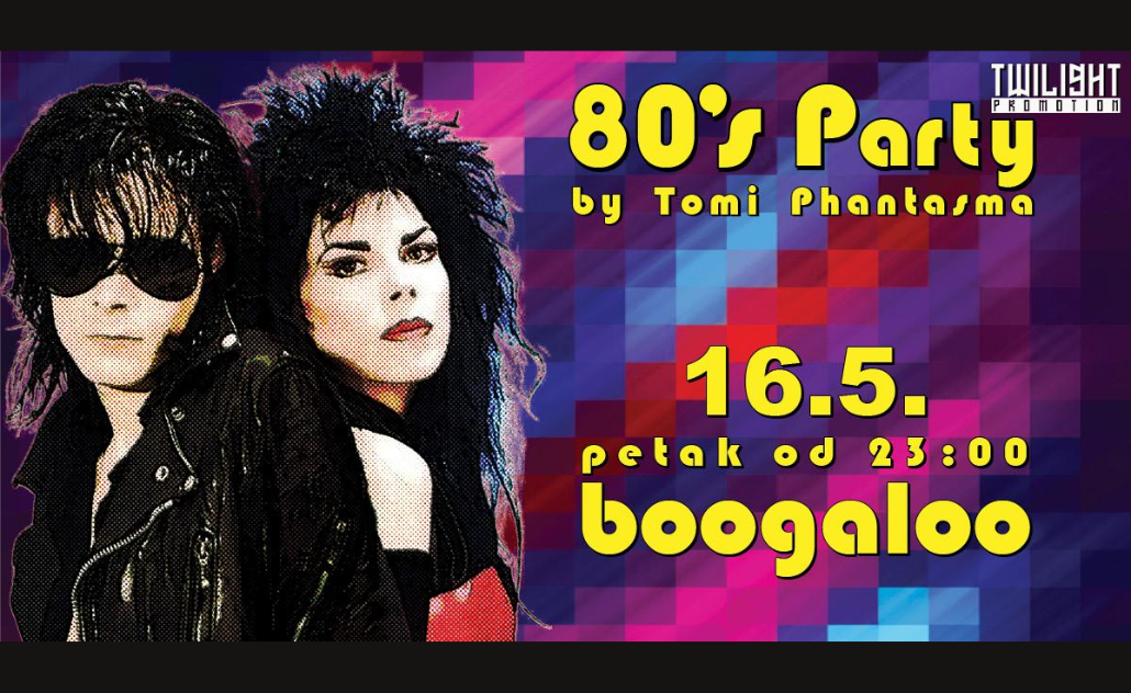 80's Party by Tomi Phantasma: Joy Division / New Order tribute afterparty 80's Party by Tomi Phantasma: Joy Division / New Order tribute afterparty