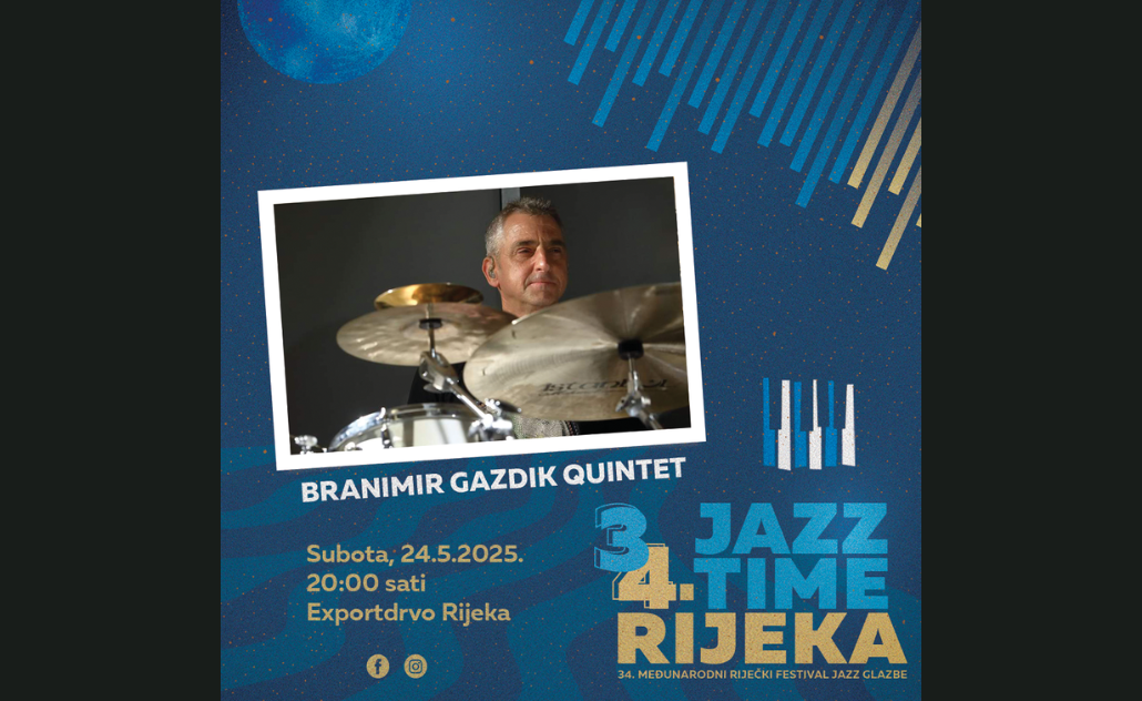 34. JazzTime Rijeka: Branimir Gazdik Quintet