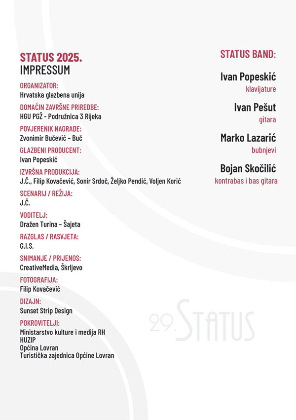 Nagrada Status 2025.