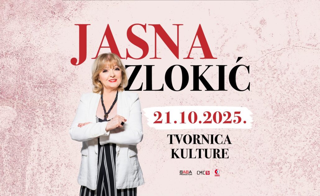 Jasna Zlokić u Tvornici kulture Jasna Zlokić u Tvornici kulture